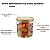 Pote Vidro Hermético c/ Tampa De Bambu Mantimentos 400ml Alimentos Redondo - Imagem 2