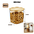 Pote Vidro Hermético c/ Tampa De Bambu Mantimentos 800ml Alimentos Quadrado - Imagem 3