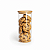 Pote Vidro Hermético c/ Tampa De Bambu Mantimentos 1,4L Alimentos Redondo - Imagem 6