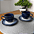 Xicara De Chá Com Pires 220ml Galápagos Porcelana Decorada Oxford - Imagem 5