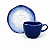 Xicara De Chá Com Pires 220ml Galápagos Porcelana Decorada Oxford - Imagem 1