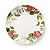 Prato Raso Jantar Refeição 26cm Garden Porcelana Decorada Oxford - Imagem 1