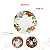 Prato Raso Jantar Refeição 26cm Garden Porcelana Decorada Oxford - Imagem 7