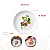 Prato Sobremesa 20cm Unni Garden Porcelana Decorada Oxford - Imagem 8