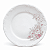 Prato Raso Jantar Refeição 26cm Eterna Porcelana Decorada Schmidt - Imagem 1