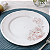 Prato Raso Jantar Refeição 26cm Eterna Porcelana Decorada Schmidt - Imagem 2