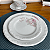 Prato de Sobremesa 20cm Eterna Porcelana Decorada Schmidt - Imagem 3