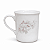 Caneca Xícara Chá 250ml Chocolate Porcelana Eterna Schmidt - Imagem 1