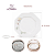 Prato Raso Jantar Refeição 28cm Encanto Porcelana Decorada Schmidt - Imagem 6