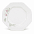 Prato Raso Jantar Refeição 28cm Encanto Porcelana Decorada Schmidt - Imagem 1