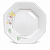 Prato Sobremesa 20cm Encanto Porcelana Decorada Schmidt - Imagem 1