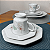 Xícara de Chá Café 200ml com Pé e Pires Encanto Porcelana Schmidt - Imagem 5