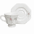 Xícara de Chá Café 200ml com Pé e Pires Encanto Porcelana Schmidt - Imagem 1