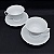 Xícara de Chá 200ml com Pé e Pires Pomerode Porcelana Decorada Schmidt - Imagem 5