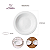 Prato Fundo Jantar Sopa 21cm Protel Porcelana Decorada Schmidt - Imagem 5