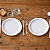 Prato Raso Jantar Refeição 26cm Protel Porcelana Decorada Schmidt - Imagem 4