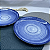 Prato Raso Jantar 27cm Esfera Azul Porcelana Decorada Schmidt - Imagem 3