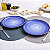 Prato Raso Jantar 27cm Esfera Azul Porcelana Decorada Schmidt - Imagem 4