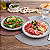 Prato Raso Jantar 27cm Esfera Cinza Porcelana Decorada Schmidt - Imagem 5