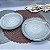 Prato Sobremesa 21cm Esfera Cinza Porcelana Decorada Schmidt - Imagem 3