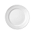 Prato Sobremesa 19cm Branco Cilindrica Porcelana Schmidt - Imagem 1