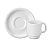 Xicara De Cafe Com Pires 70ml Cilindrica Porcelana Branca Schmidt - Imagem 1