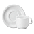 Xicara De Chá Com Pires 200ml Cilindrica Porcelana Branca Schmidt - Imagem 1