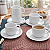 Xicara De Chá Com Pires 200ml Cilindrica Porcelana Branca Schmidt - Imagem 6