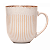 Caneca de Cerâmica Linear 380ml para Café Chá e Cappuccino Lyor - Imagem 2