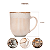 Caneca de Cerâmica Linear 380ml para Café Chá e Cappuccino Lyor - Imagem 4