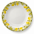 Prato Fundo Sopa 21cm Siciliano Decorado Cerâmica Lyor - Imagem 1