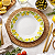 Prato Fundo Sopa 21cm Siciliano Decorado Cerâmica Lyor - Imagem 2