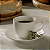 Xícara de Café 100ml Com Pires de Porcelana Clean Lyor - Imagem 2