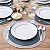 Kit 4 Pratos Rasos Convencional Schmidt 25cm Porcelana Branca - Imagem 7
