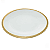 Prato Raso Jantar Borda Dourada Ouro 19cm Porcelana Paddy Luxo Wolff - Imagem 6