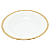 Prato Fundo Sopa Risotto Borda Dourada Ouro 22cm Porcelana Paddy Wolff - Imagem 5