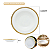 Prato Fundo Sopa Risotto Borda Dourada Ouro 22cm Porcelana Paddy Wolff - Imagem 4