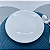 Kit 6 Pratos Rasos Convencional Schmidt 25cm Porcelana Branca - Imagem 2