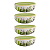 Jogo de Bowls Kit 4 Peças Tigela 620ml 15cm Siena Salgueira Cerâmica Florarte - Imagem 1