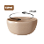 Jogo de Bowls Kit 6 Peças Órion 610ml 15cm Cerâmica Areia Florarte - Imagem 5