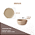 Jogo de Pratos e Bowls Kit 12 Peças Órion Cerâmica Areia Florarte - Imagem 7