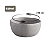 Jogo de Bowls Kit 4 Peças Órion 610ml 15cm Cerâmica Cinza Florarte - Imagem 2