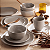 Jogo de Bowls Kit 4 Peças Órion 610ml 15cm Cerâmica Cinza Florarte - Imagem 6
