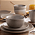 Jogo de Bowls Kit 6 Peças Órion 610ml 15cm Cerâmica Cinza Florarte - Imagem 6
