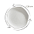Jogo de Pratos Rasos Kit 4 Peças Órion 26cm Cerâmica Off White Florarte - Imagem 7