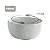 Jogo de Bowls Kit 6 Peças Órion 610ml 15cm Cerâmica Off White Florarte - Imagem 5