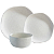 Aparelho de Jantar Kit 18 Peças Órion Cerâmica Off White Florarte - Imagem 1