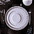 Jogo de Pratos Rasos Kit 6 Peças Gerbera 27cm Melamina Branco Lyor - Imagem 2