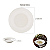 Jogo de Pratos Fundos Kit 6 Peças Clean 23cm Porcelana Lyor - Imagem 6