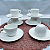 Jogo de Xícaras de Café com Pires Kit 6 Peças Clean 100ml Porcelana Lyor - Imagem 4